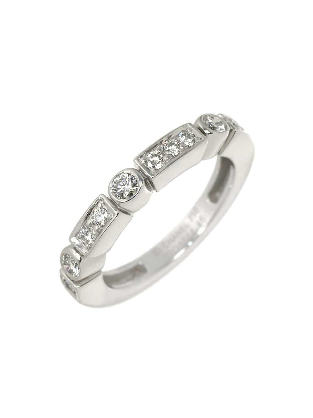 Chanel Ring 18K White Gold With Diamond #357898C17B